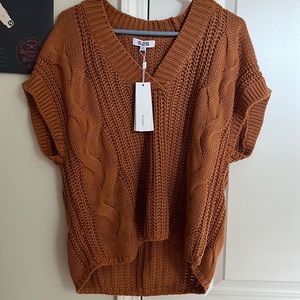 BRAND NEW 525 knit sweater vest cardigan